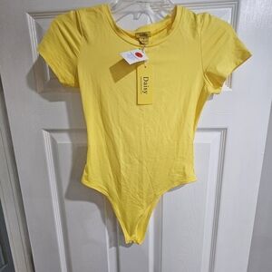 Daisy Sunshine Yellow Bodysuit